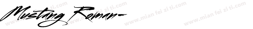 Mustang Roman字体转换